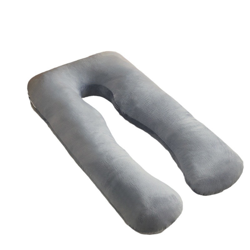Picture of Maternity Pillow Direct Sales Amazon Multifunctional Maternity Pillow Side Sleeper Pillow Pure Cotton Removable and Washable U-Shaped Nap Pillow Cushion
