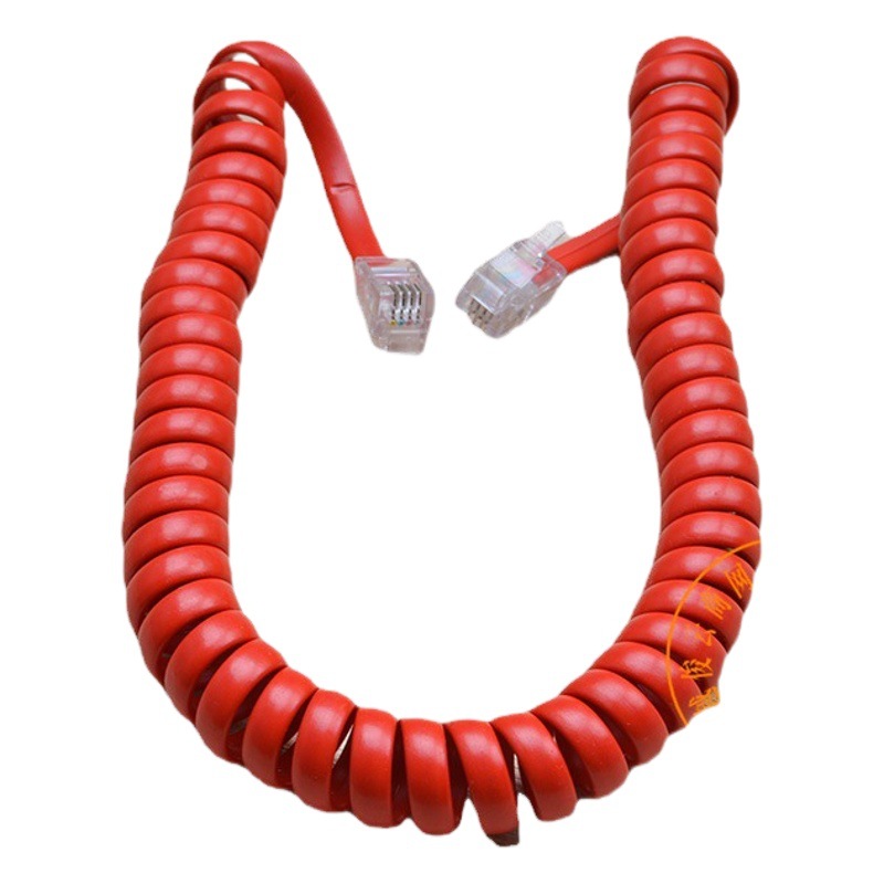 Telephone handset line wholesale suitable for step-by-step high handset line microphone line handle curve landline telephone line