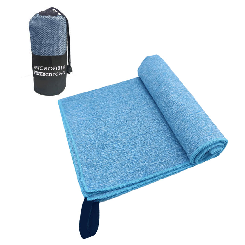 Picture of Quick-Drying Beach Towel Multi-Color Portable Quick-Drying Fitness Sports Towel Outdoor Beach Towel Mesh Bag