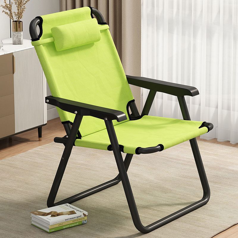 Recliner Lunch Break Folding Chair Sedentary Summer Balcony Leisure Chair Office Portable Lazy Chair Can Lie down and Sleep