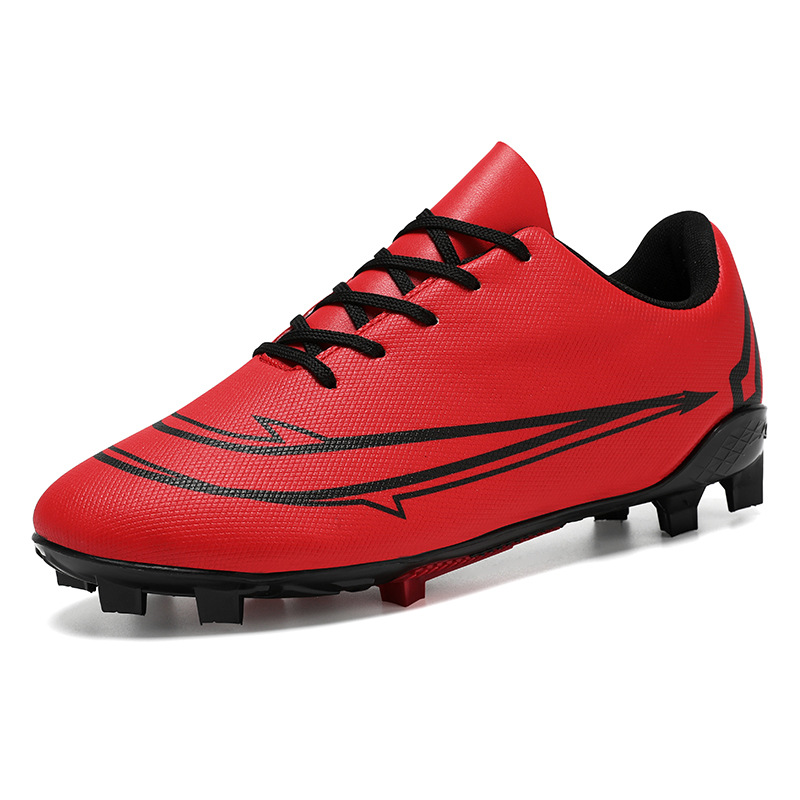 Cross-Border Long Spike Football Shoes Men's Low-Top Artificial Turf Broken Nails Youth Student Sports Shoes Training Shoes Non-Slip