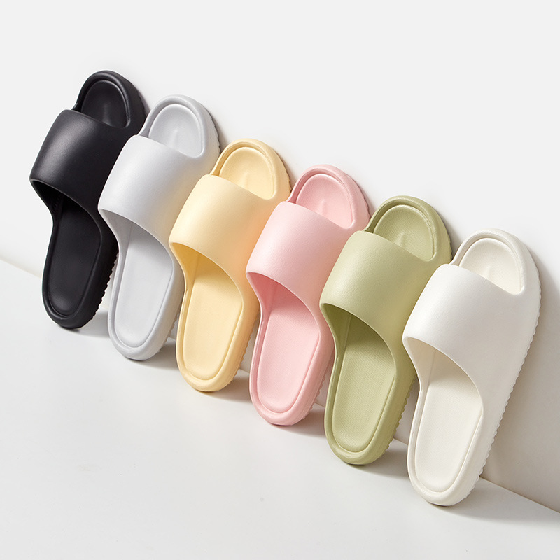 Cross-border TEMU foreign trade labeling sandals and slippers home indoor one-word drag non-slip eva slippers manufacturers wholesale