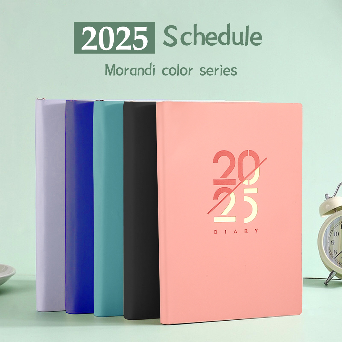 in stock 2025 365-day daily plan for the whole year This A5 daily plan for this Planner Spanish inner page week plan