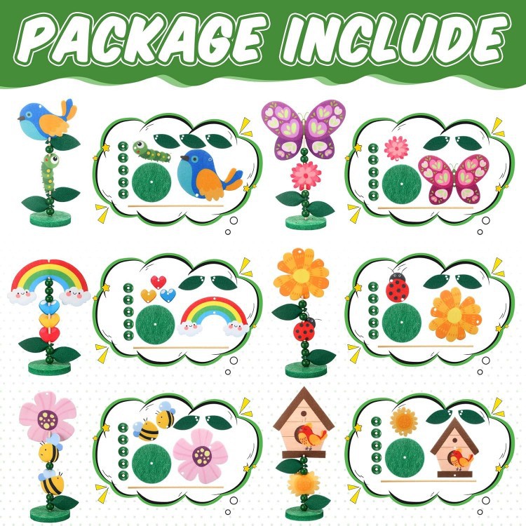 Picture of Cross-border children's toys DIY felt cloth creative educational toys spring handmade educational toys suit