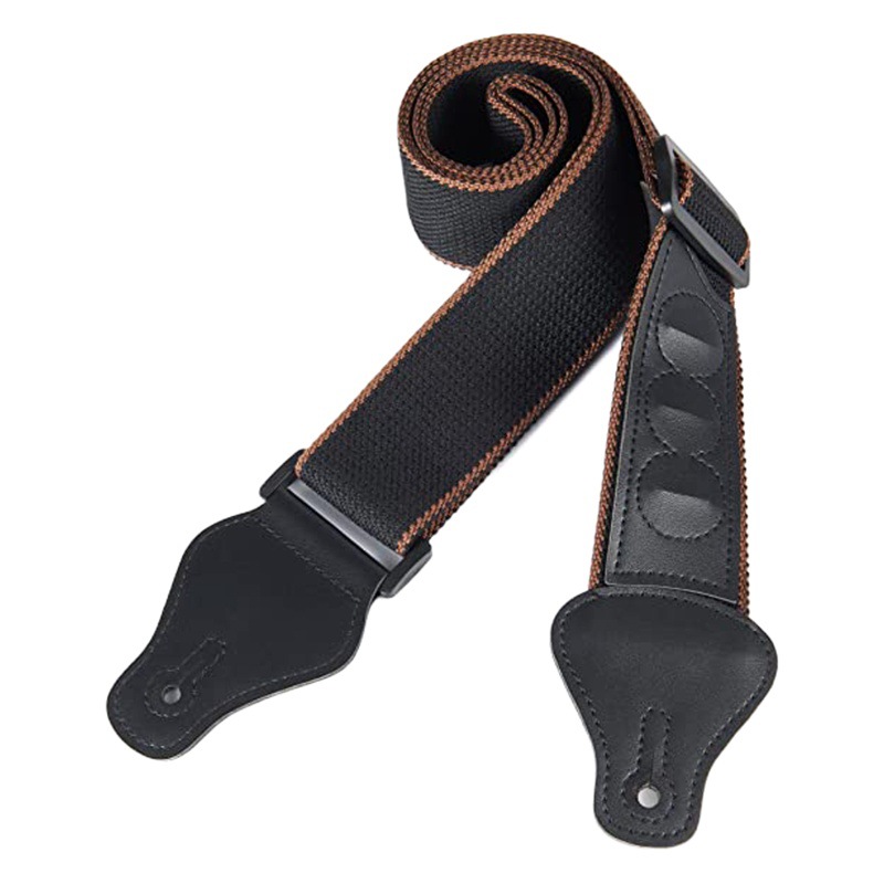 7-piece set folk electric guitar strap pure cotton strap strap buckle gasket piano headband pick guitar accessories