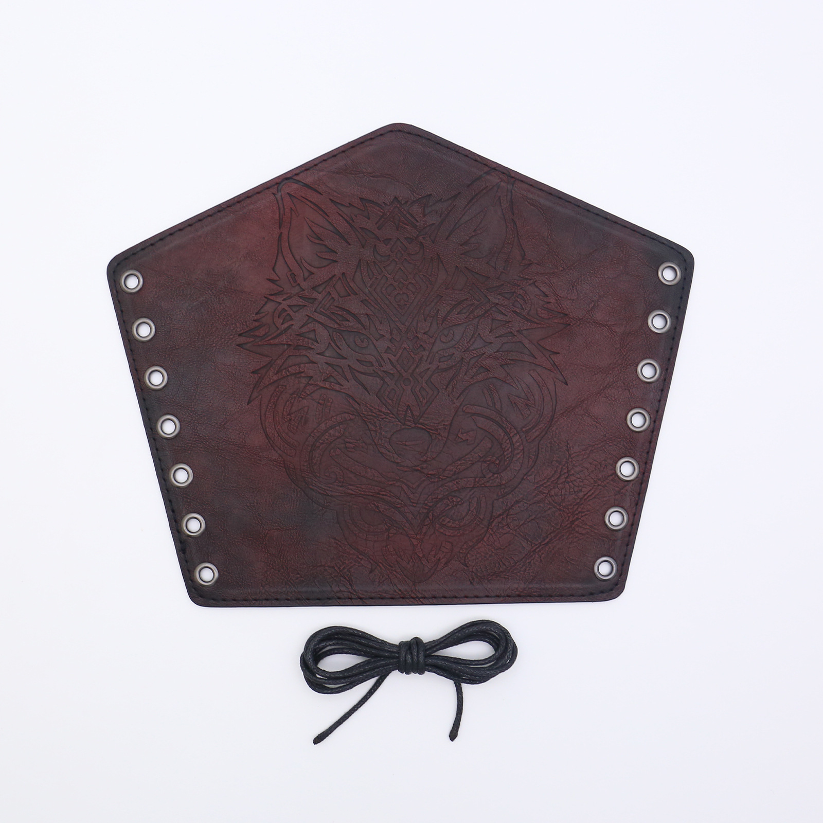Picture of Cross-border Medieval Men's Leather Bracer Retro Punk Hand Guard Carnival cosplay Costume Accessories Arm Guard