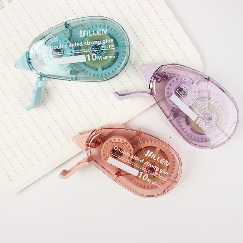 English version dot glue 0100 student correction tape double-sided tape 10 meters creative office handmade glue gift wholesale