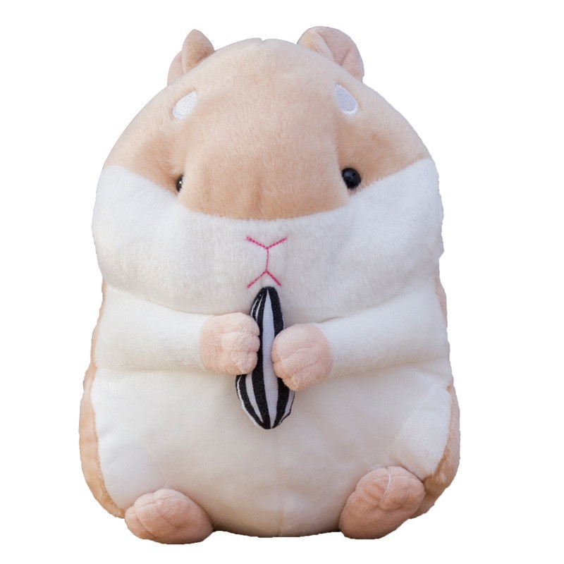 Picture of Cute Plush Toy Doll, Children's Comfort Doll, Birthday Gift for Girlfriend, Wholesale Melon Seed Hamster