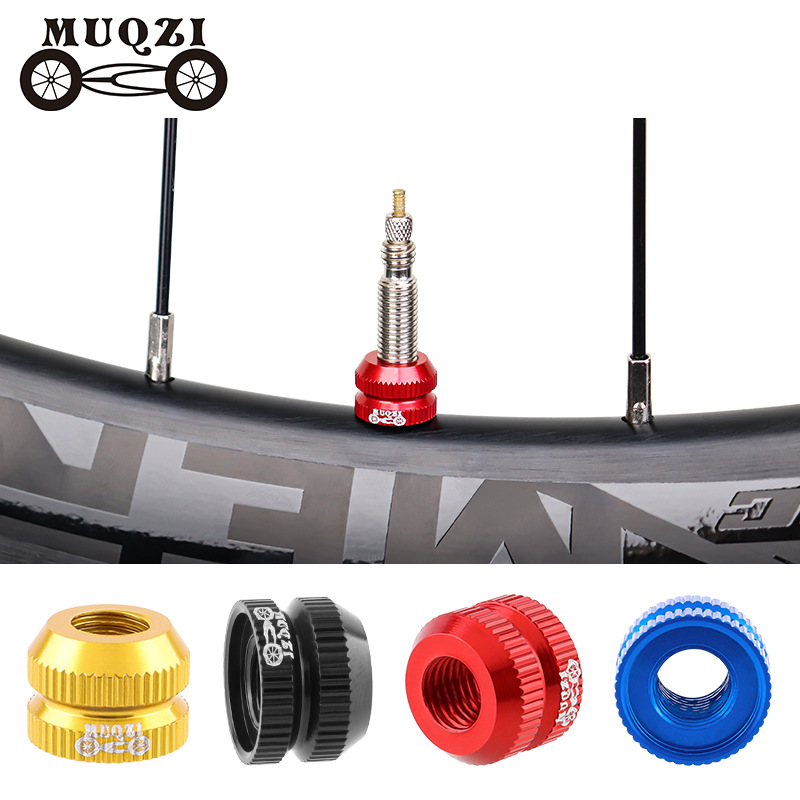 Picture of MUQZI mountain road dead fly bicycle French nozzle NUT vacuum tire air nozzle nut inner tube valve