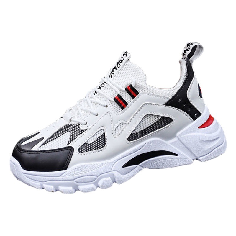 Men's shoes 2023 new Korean style fashionable sports casual platform men's fashionable sneaker running shoes Daddy fashionable shoes men