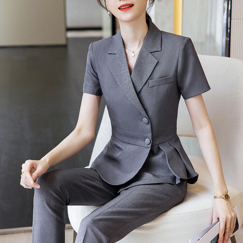 Picture of Professional Suit Women's Thin Summer High-end Hotel Catering Tooling Front Desk Manager Formal Coat Work Clothes