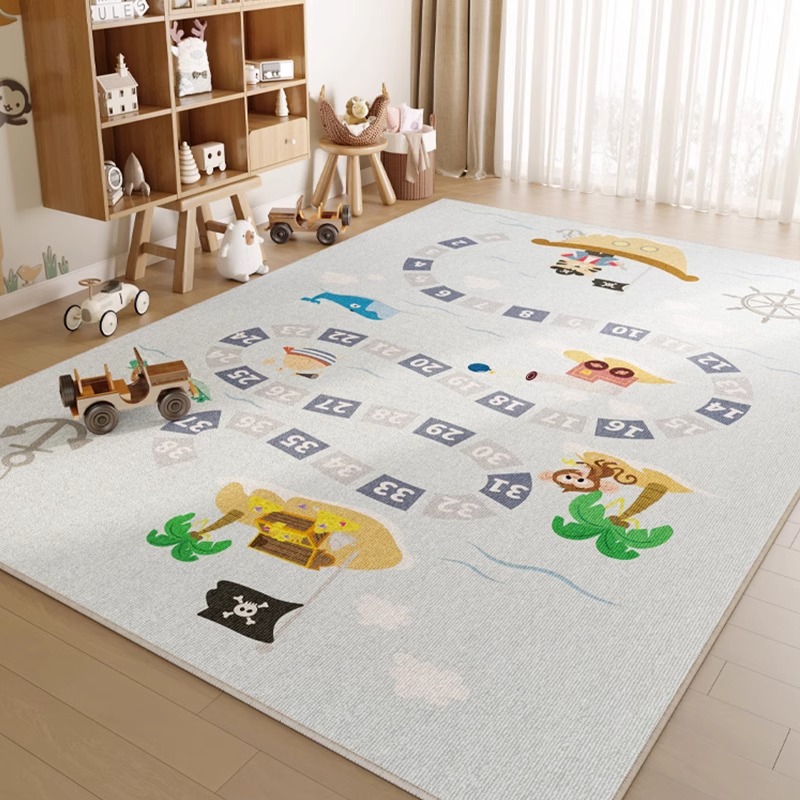 Picture of Carpet Living Room Children's Room Layout Reading Area Parking Lot Early Education Center Floor Mat Climbing Mat Bedroom Study Mat
