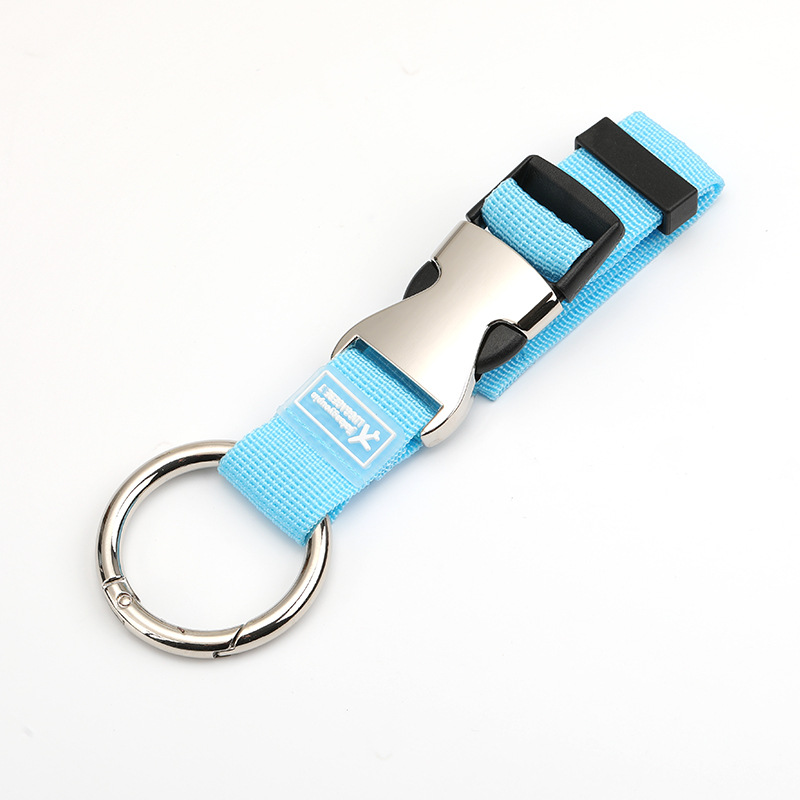 Picture of Luggage Hanging Buckle Safety Fixing Strap Backpack External Hanging Strap Packing Strap Suitcase Strapping Strap Metal Hanging Strap