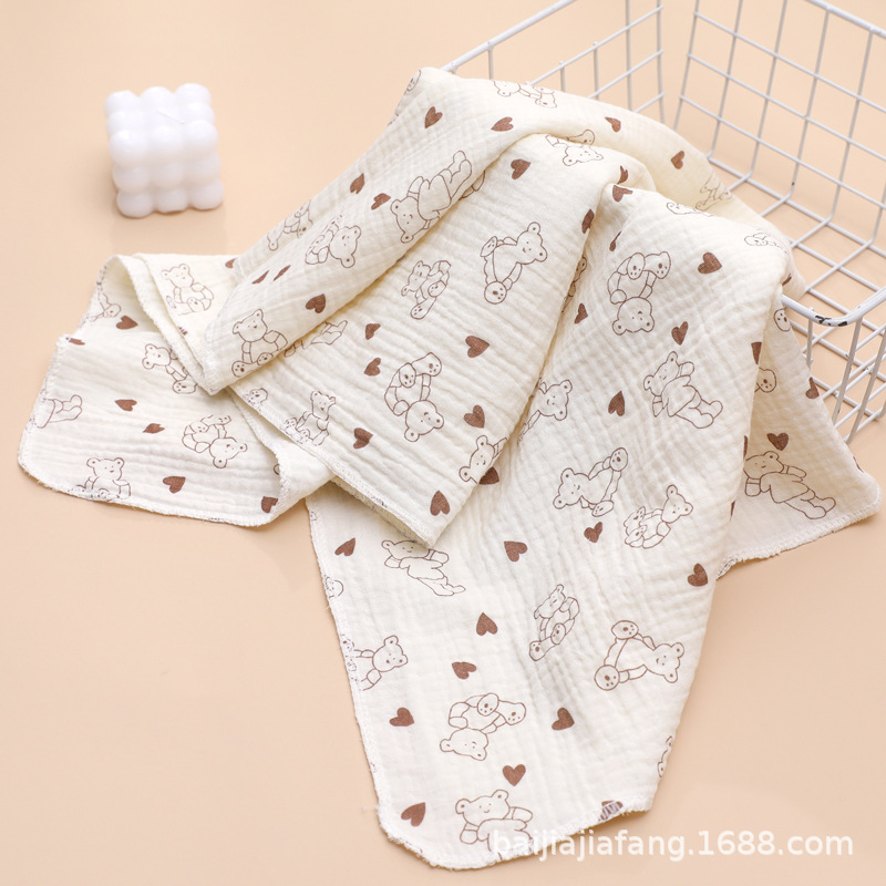 Picture of Baby Towel two-layer cotton gauze class A bath towel hospital newborn bag newborn bath towel wholesale