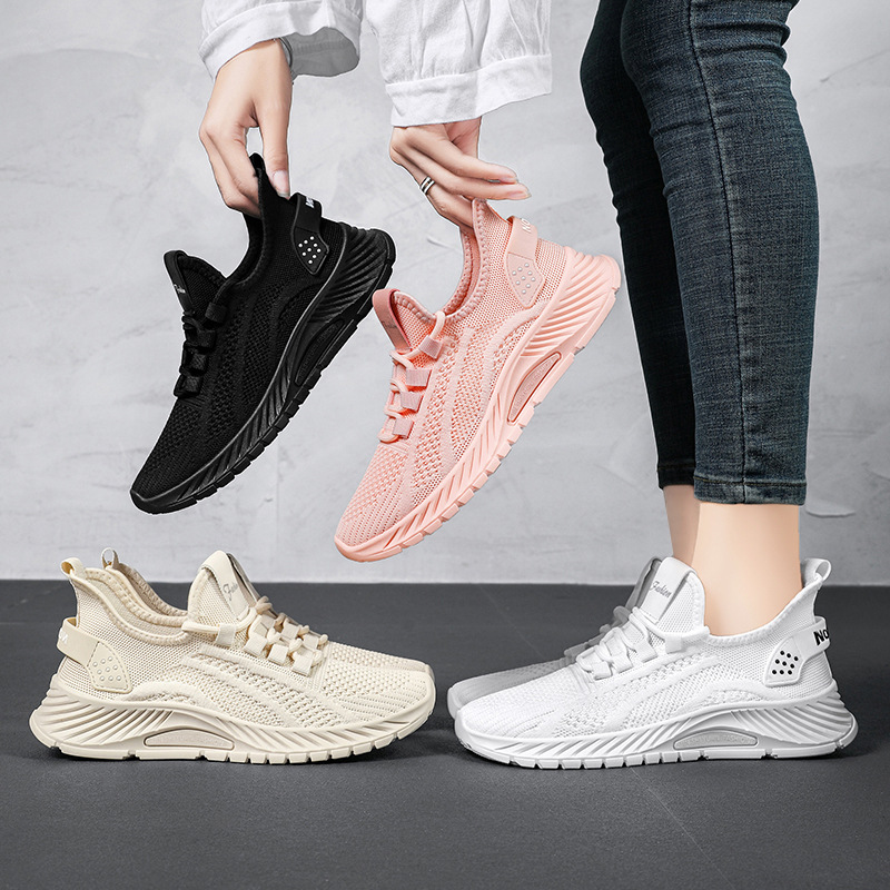 Picture of Shoes for Women 2025 Summer New Casual Sports Shoes Wholesale Cross-Border Factory Breathable Fly Knitted Women's Shoes Dropshipping