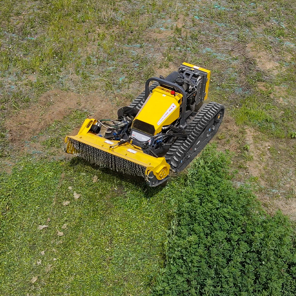 Source factory crawler lawn mower remote control lawn mower wasteland reclamation intelligent lawn mower