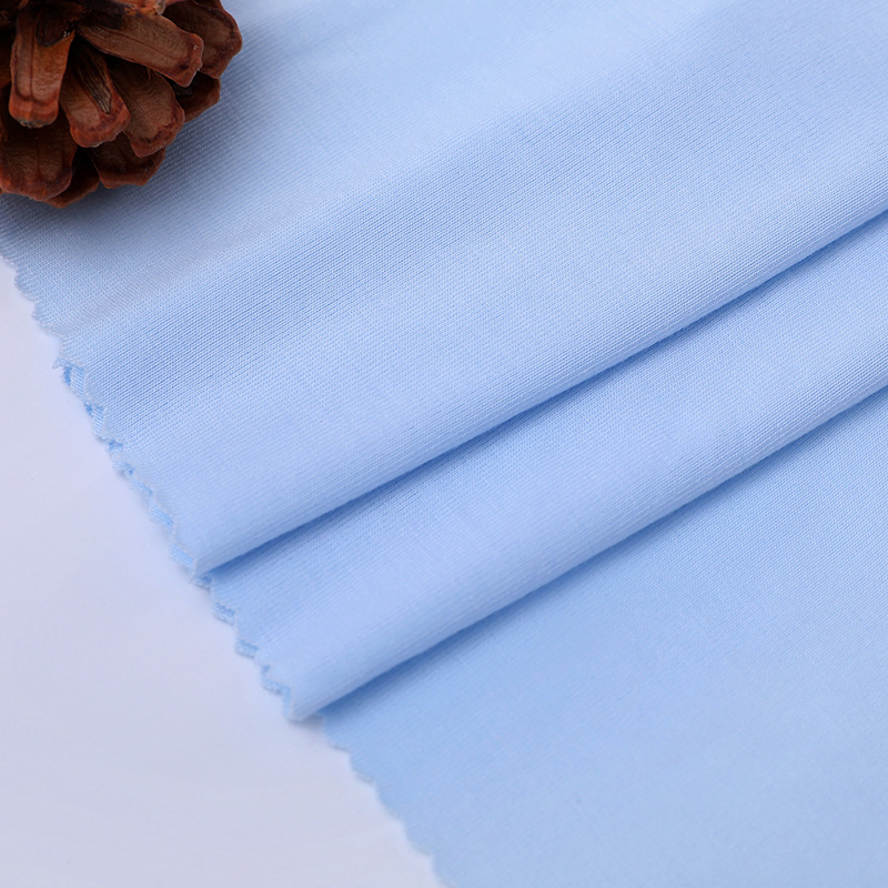 Picture of 40S Bamboo Fiber Elastic Cloth Knitted Bamboo Fiber Single-sided Cloth Bamboo Elastic Sweat Cloth Cool T-shirt Home Service Fabric