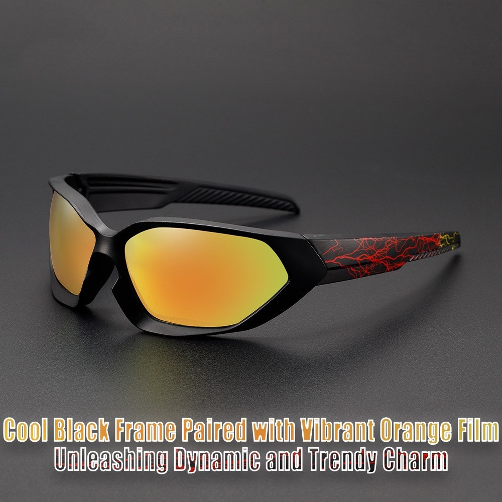 Picture of 2025 Sports Technology Style Polarized Cycling Glasses Fashionable Outdoor Windproof and Sandproof High-Definition Vision Sports Goggles