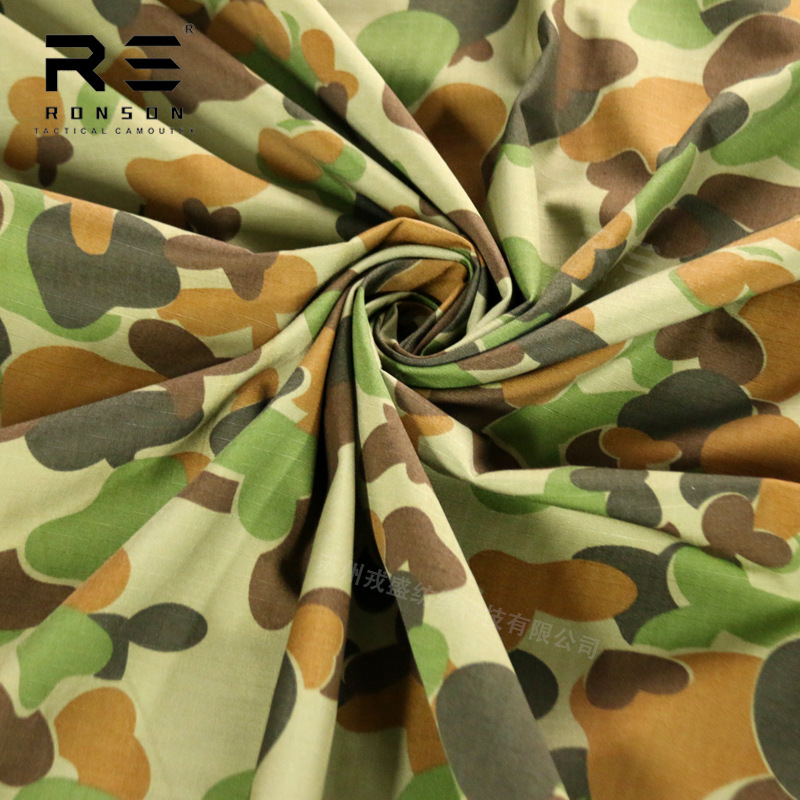 AUSCAM Kangaroo Legion Australian Camo Cloth Cotton Plaid Tactical Outdoor Trendy Brand Fashion Clothing Fabric