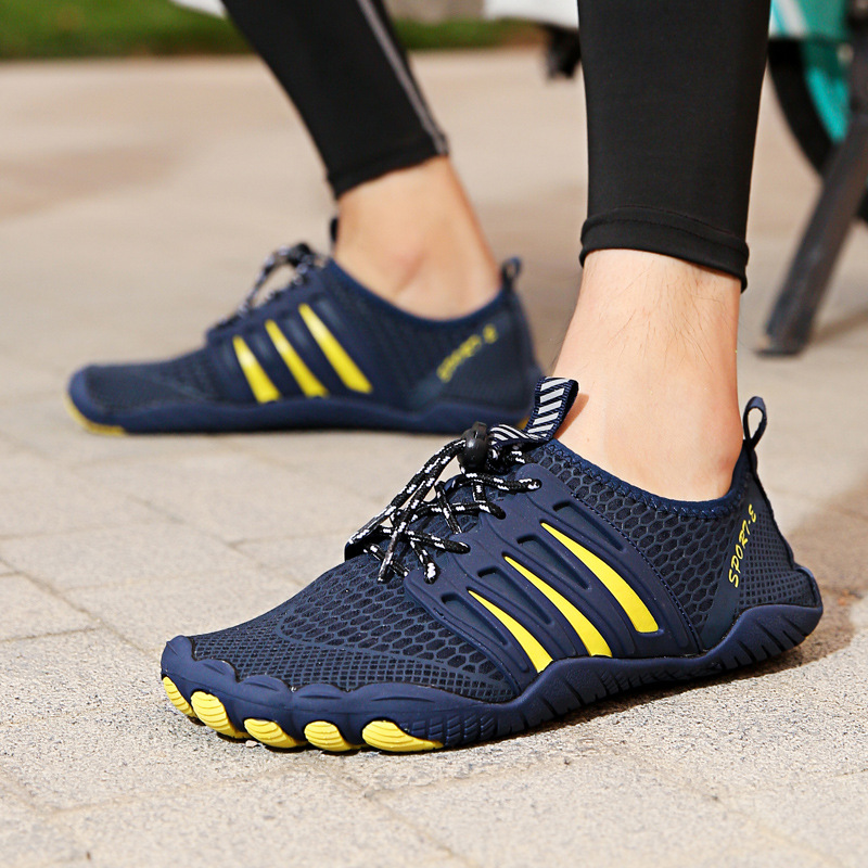 Cross-border Five-finger Shoes Outdoor Beach Shoes Tracing Shoes Couple Swimming Shoes Fishing Wading Shoes Diving Shoes Skin-sticking Shoes