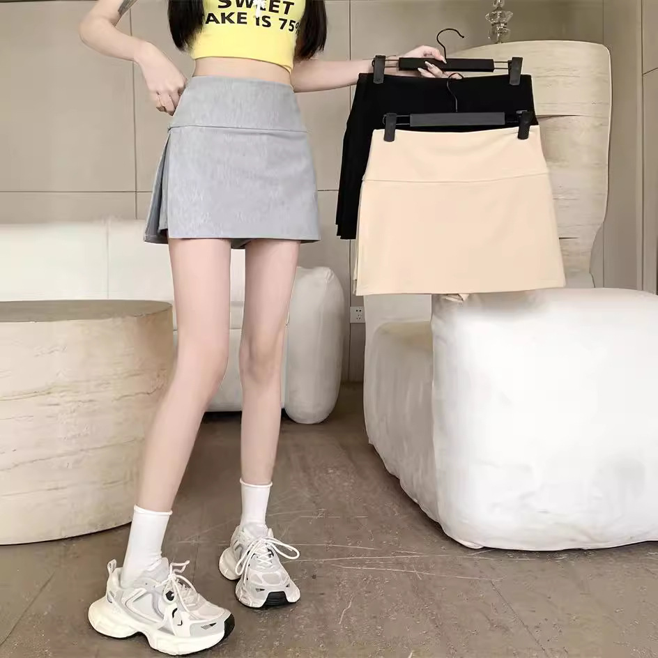 [Real Price] [Real Shot] Summer New Hot Girls Sexy Split Slim Casual Irregular Skirt Women