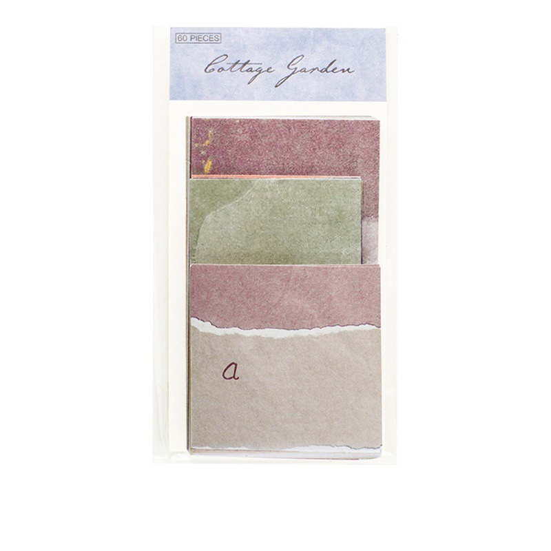 Yan Ji material Paper Village Garden series Korean light retro hand account decoration backing paper 60 into 6