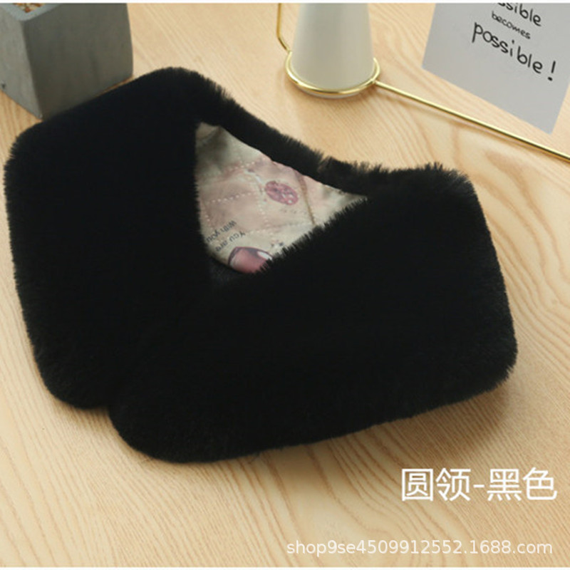 Picture of Amazon cross-border autumn and winter imitation rex rabbit fur collar scarf fur collar warm fur artificial fur scarf neck protection