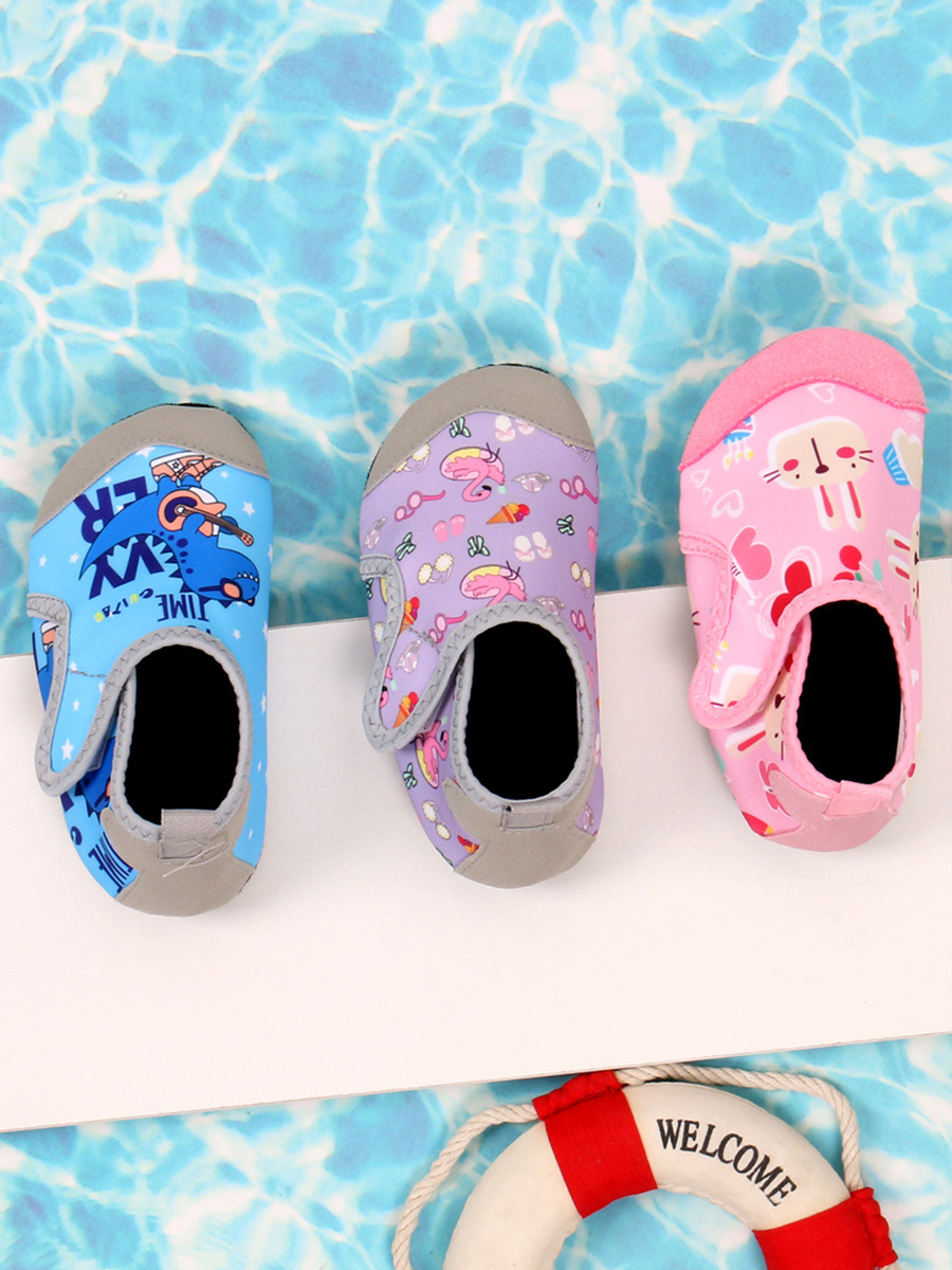 Beach Shoes, Kidsren's Diving Socks, River Swimming Shoes, Adult Water Park, Baby Non-Slip, Anti-Cut, Soft-Soled Beach Shoes
