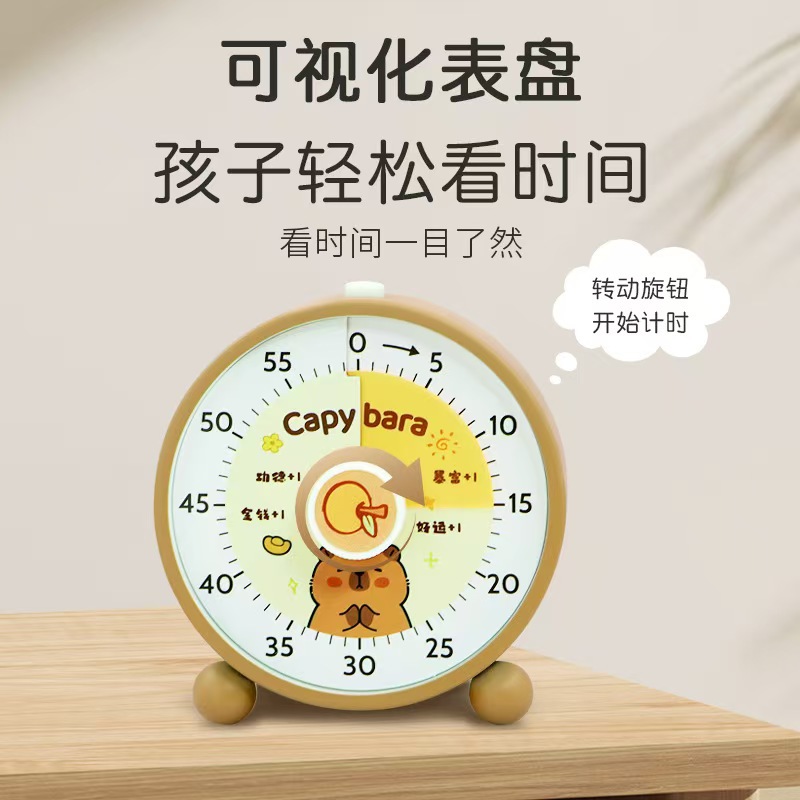 Students Use Timer to Cross-border Visualization Metal Mute Learning Timing Artifact Home Kitchen Alarm Timer