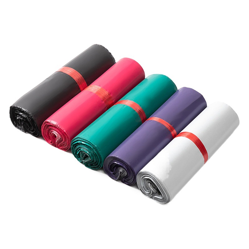 Express Bag Whole Piece Wholesale Packaging with Waterproof Bag Clothing Logistics Packaging Cross-Border E-Commerce Black and White Thickeneding Now