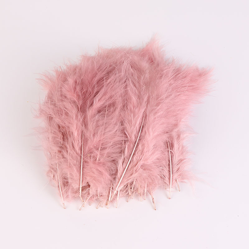 Picture of Cross-Border Wholesale Turkey Feathers Pointed Tail Velvet Feathers Colorful Feathers Dream Catcher Feathers Feather Lamp Wave Ball Feathers