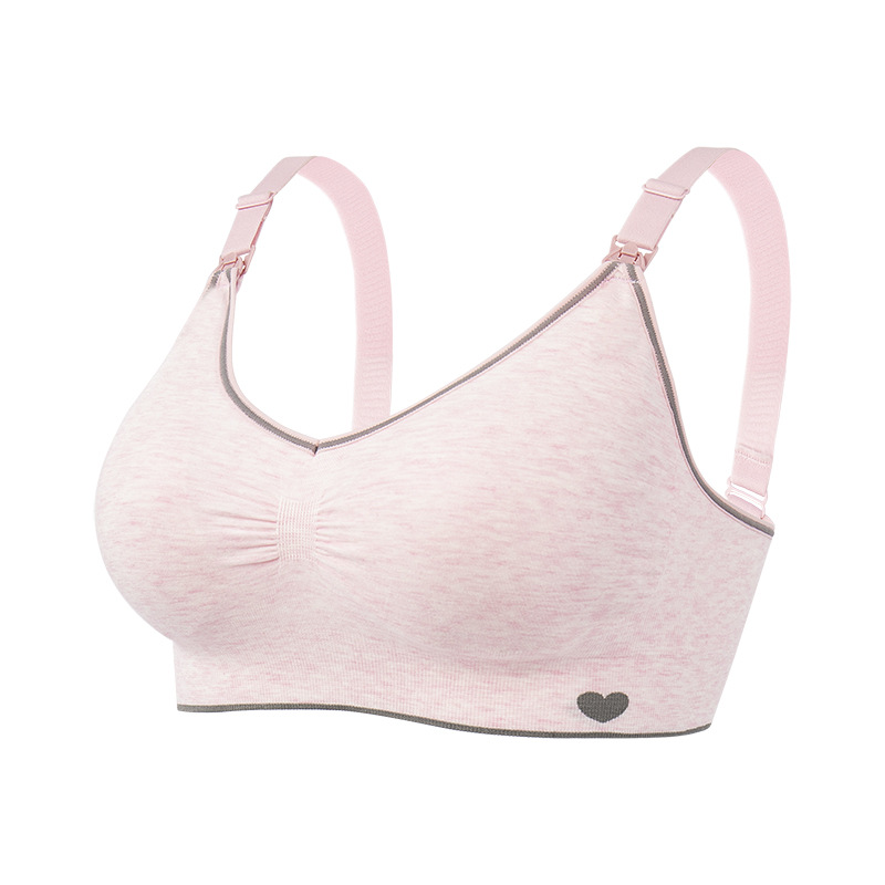 Picture of Modal Seamless Nursing Bra New Black Breathable Maternity Bra Elastic Large Sleep Bra Foreign Trade Cross-Border