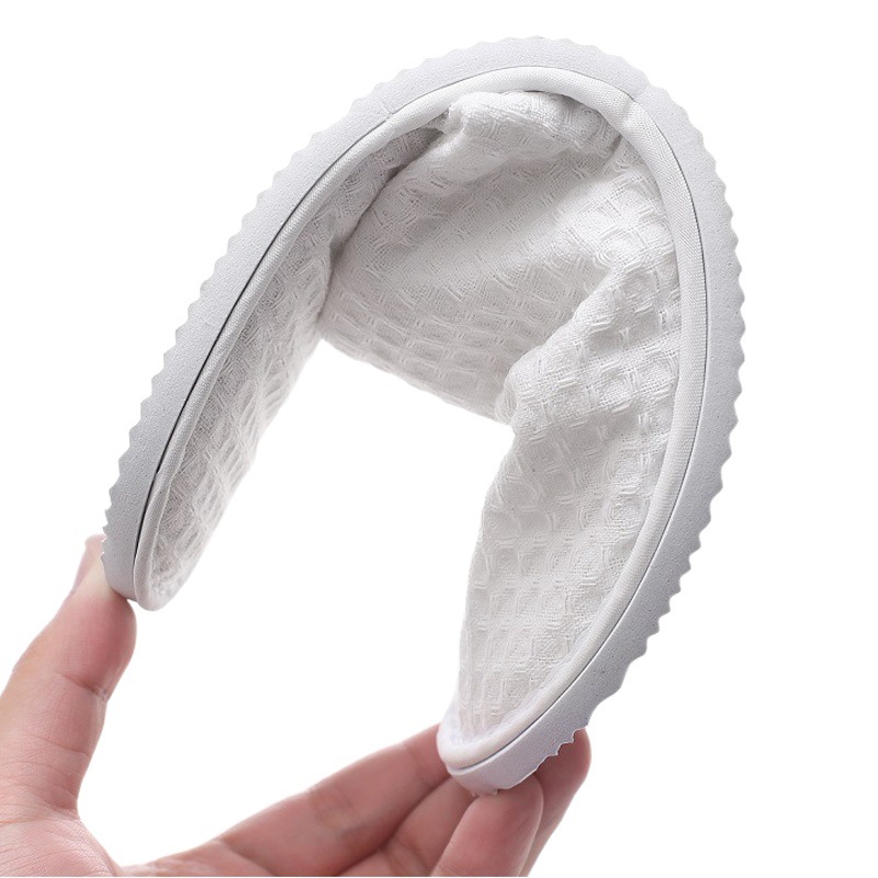 Waffle hotel guest room disposable slippers aviation supplies travel commercial home hospitality five-star
