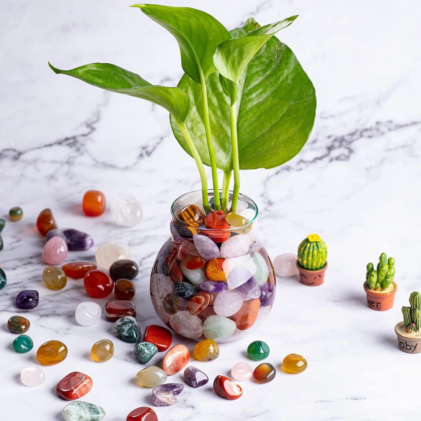 Picture of Manufacturer Supplies Various Strange Stones Teaching Collections Ornamental Stones DIY Various Colors and Sizes Strange Stones