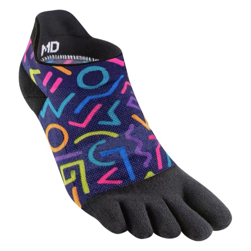 Ankle Socks five-finger socks outdoor running marathon hiking quick-drying printed sports finger socks for European and American manufacturers in stock