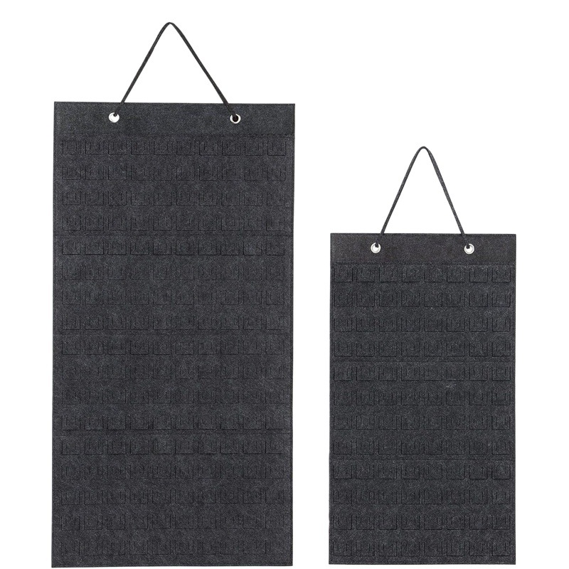 Cross-border brooch organizer felt storage bag wall-mounted earrings display bag jewelry storage bag Amazon supply