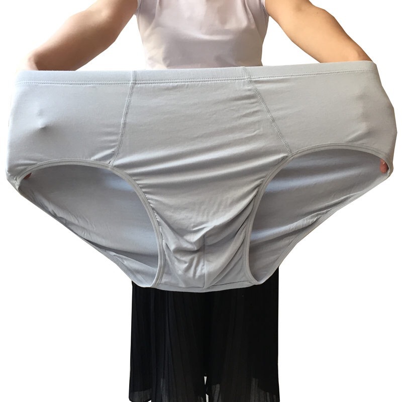 Men's Plus Size Underwear Stall Pure Ram Loose Plus Size Extra Large Simple Triangle Fat Pants for Night Market