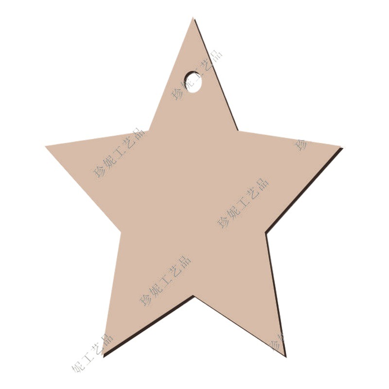 Home creative pendant hand-painted wooden Christmas tree pendant decorative accessories Christmas decoration diy painting wood chips