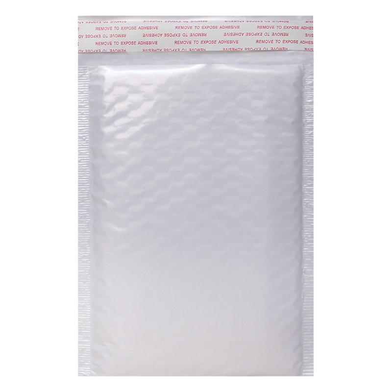 Composite Pearlescent Film Bubble Bag Envelope Packaging Bag Packing Long Matte Express Bag Thickened Self-adhesive Bubble Bag