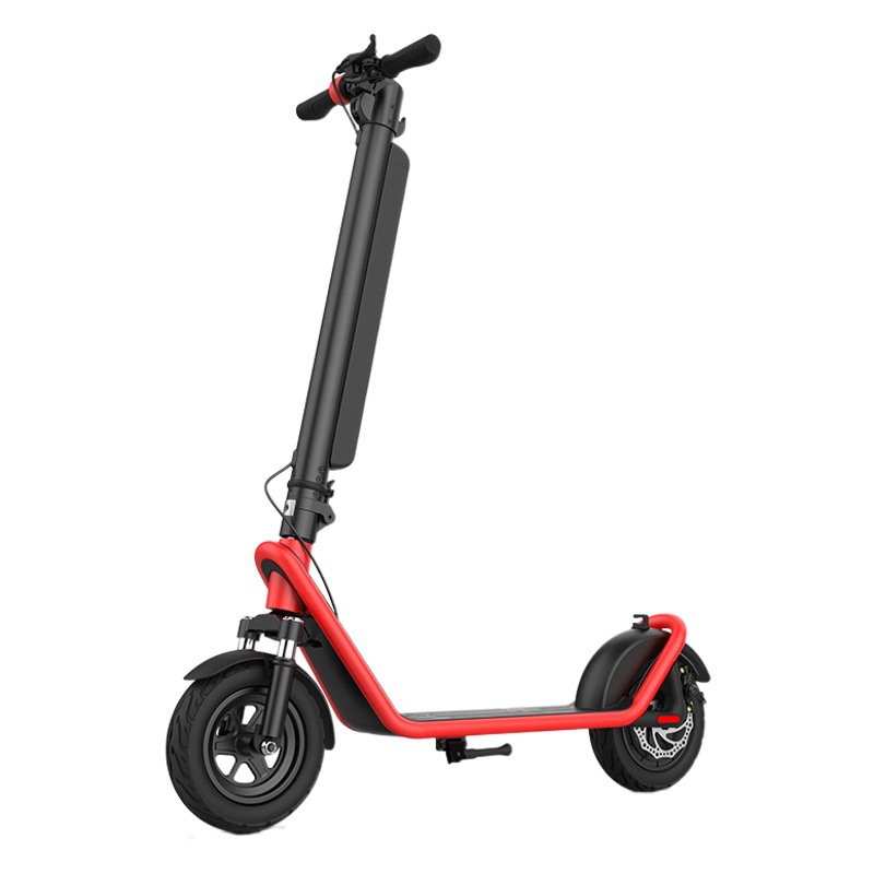 Electric Scooter X11 Adult Aluminum Alloy Scooter Shock-Absorbing Rear Drive 10-Inch Foldableing Electric Car Foldableing Car
