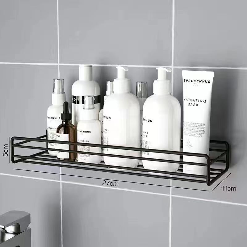 Picture of Bathroom Storage Rack punch-free wall-mounted toilet bath toilet washstand wall-mounted storage rack