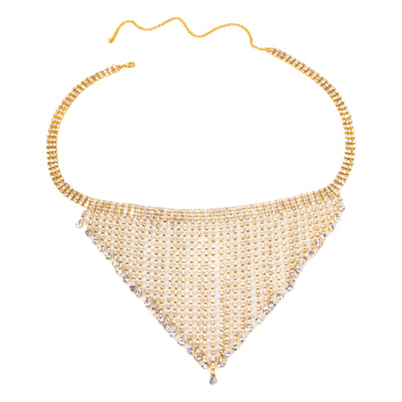 Beautiful Multi-Layered Rhinestone Waist Chain Jewelry Accessories Hip-Hop Multi-Layered Tassel Waist Chain Leg Chain Sexy Nightclub Body Chain