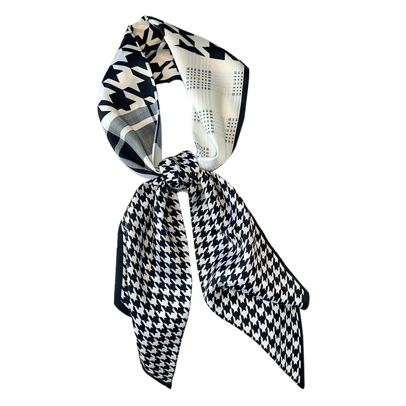 New Spring and Autumn Korean Fashion Western Style Sunscreen Scarf Women's Thin Narrow Long Sharp Professional Small Scarf Decorative Scarf