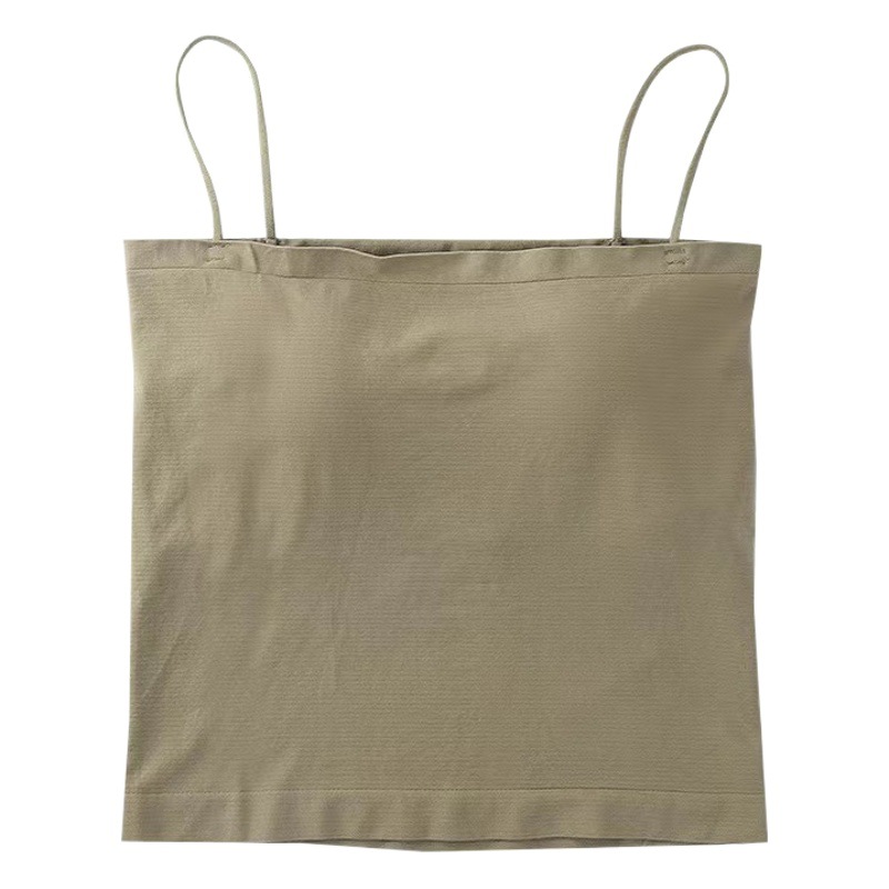 Hot Girl 1806 Beautiful Back Camisole Women's Outer Wear Chest Pad Fixed Cup Breathable High Elastic Comfortable Inner Wrap Bra Tube Top