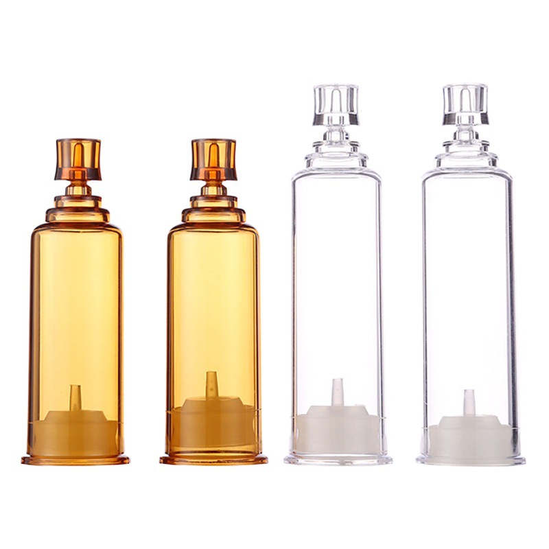 Manufacturer's Ready Stock 3/5ml Plastic Plum Blossom Preservation Bottle 10ml Vacuum Push Bottle 15ml Multi-Function Breaking Bottle