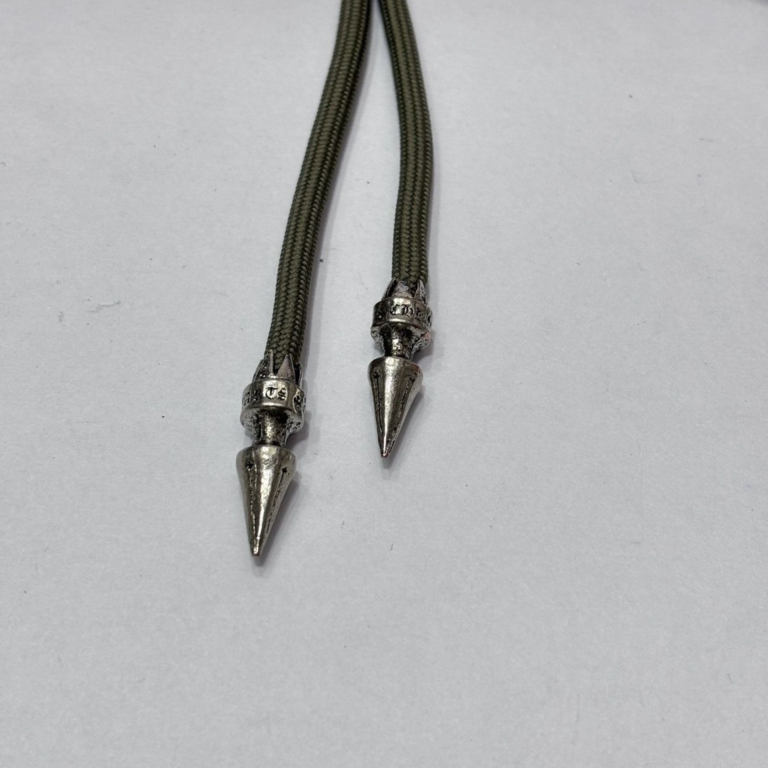 Xizang ancient silver fishing black alloy rope head diamond pestle disciple Zhu Wen play five strands diamond pestle disciple bead finishing accessories