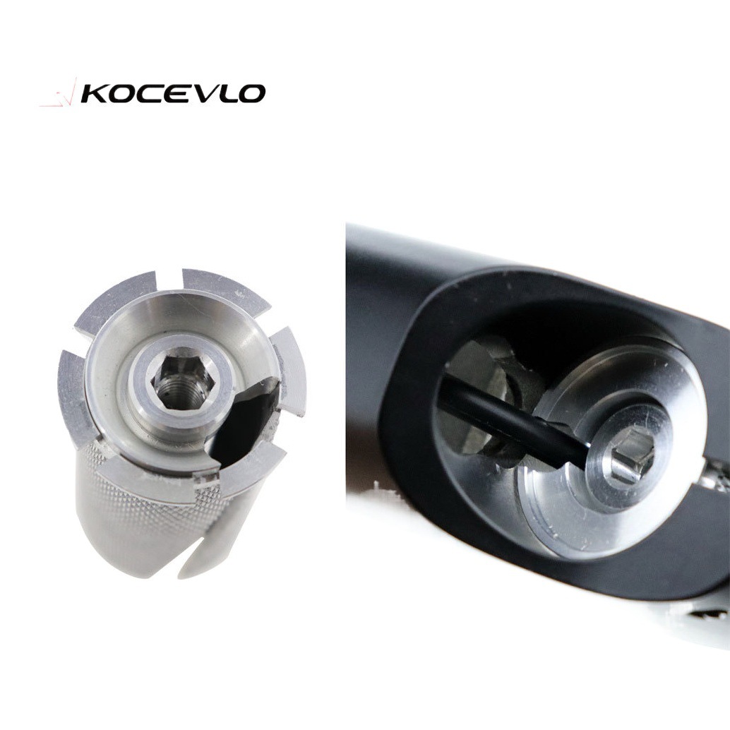 Road car carbon fiber bicycle front fork inner routing flower core over-wire expansion hanging core threading hanging core sunflower