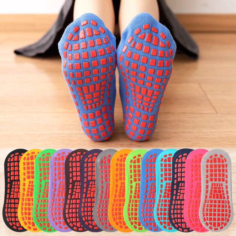 Manufacturer Wholesale Non-Slip Socks Trampoline Socks Yoga Socks Early Education Center Family Restaurant Home Early Education Socks Set Logo