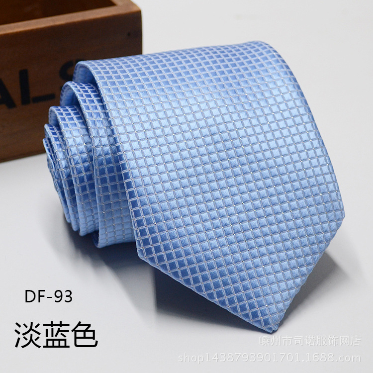 Picture of Tie business formal men's tie polyester yarn Arrow 8cm business tie