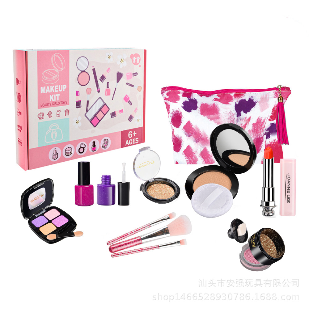 Picture of Cross-border cosmetics for Children girl dressing toys simulation play house princess makeup handbag bag set